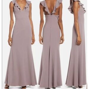 Lulu’s Perfect Opportunity Dress in Lavender/Grey